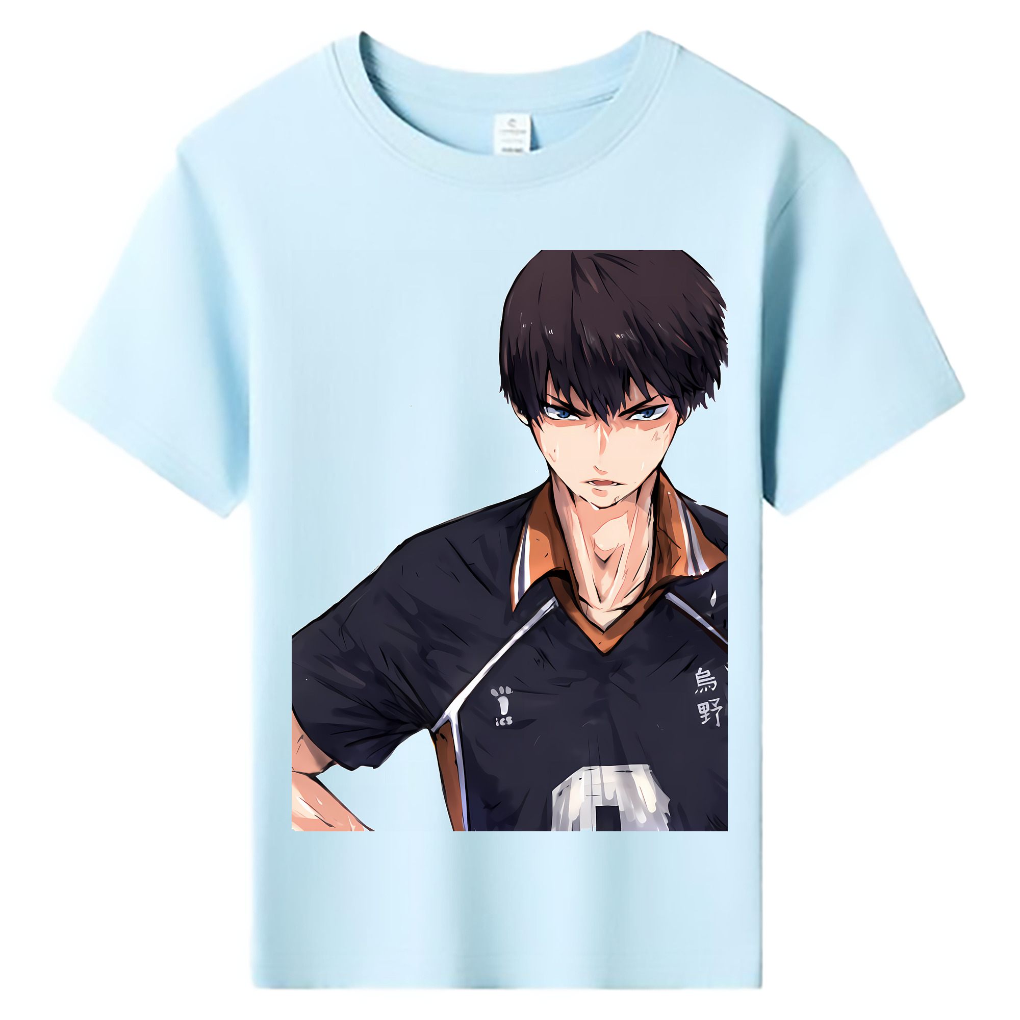 （画像用） ハイキュー!! Haikyu!! 綿100％キッズTシャツ（フロントプリント）